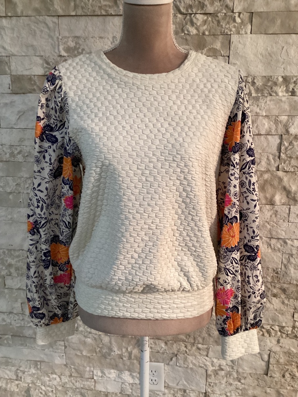 Porridge Textured Sweatshirt By Anthropologie